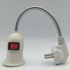 EU Plug E27 Lamp Base Wall Flexible Holder Light Socket Converter Bases On/Off Book light Adapter Led Base E27 EU Direct plug