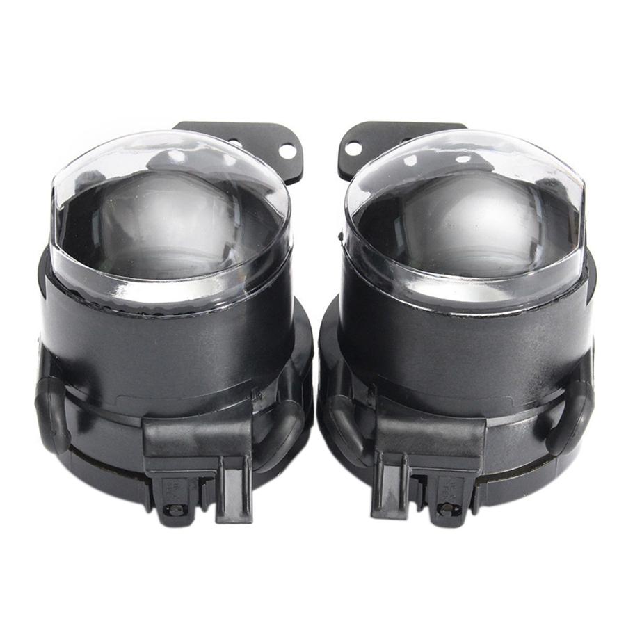 Pair Front Fog Lights Lamps Housing Clear Fit For BMW E60 E61 E63 E46 X3 325i 525i