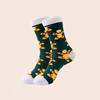 2025 Autumn/Winter Christmas Cotton Socks with Santa Claus and Snowman Cartoon Design