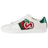Womens Ace Low 'GG Apple Patch - White' (women's Sizes) White / Green / Red / Green Skate Shoes 611377 DOPE0 9064
