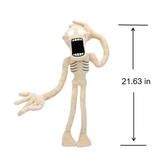 BoneKnight Siren Head Plush Movable Stuffed Stuffed Movie Toy, Limbs, Toy, Men, Women, Children, Toy, Character… (Milk White)