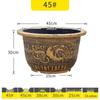 Three Wolves Farm Thickened Resin Round Planter Pot