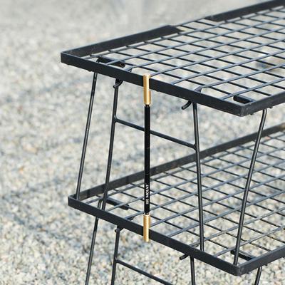 Grid Table Fixing Rod Mesh Connecting Camping Support Easy To Use Aluminum Alloy