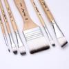 6 Pcs Acrylic Paint Brushes Set Nylon Hair Paint Brushes Watercolour Painting Brushes Art Paint Brush Drawing Supplies