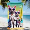 Plant Super Large Beach Towel Super Absorbent Fast Drying Super Soft Beach Towel Supeand Free Travel Essential Beach Towel