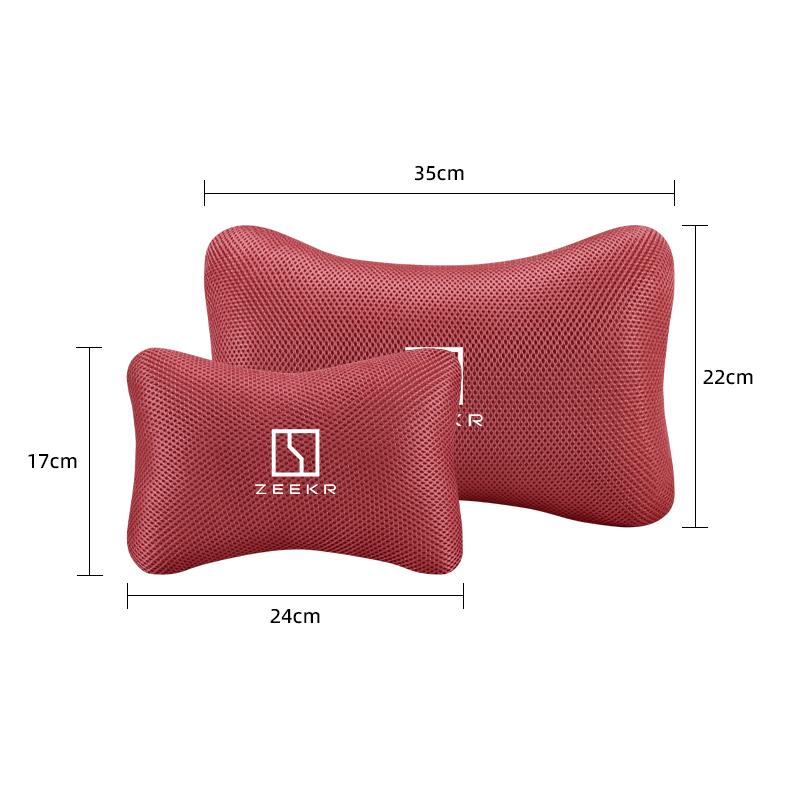 Car Seat Neck Headrest Waist Cushioning Ice Silk Pillow Interior Accessories For Zeekr 001 FR MIX 009 007 GT Zeekr X 7X 9X