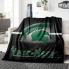 Name Custom Michigan State Spartans Print Flannel Blanket High Quality Warm Comfortable Cover for All Seasons Perfect for Gifts Home Decor