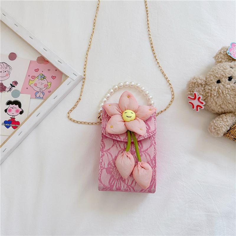 

Stylish Butterfly Knot Chain Crossbody Bag For Kids In Vibrant Colors And Patterns Model 1 Magenta