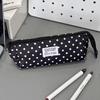 Astuccio Triangolare a Pois Custodia per Cancelleria Astuccio Kawaii per Studenti