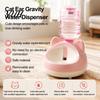 Universal Bottle Interface Pet Feeder Automatic Cat Water Dispenser, Auto Refill Feeder, Cute Dispenser Ear Design, Adapter Threaded Bowl for