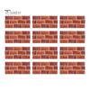 Self Adhesive Kitchen Backsplash Self-Adhesive PVC Tile Wall Stickers, Waterproof Mosaic Pattern Decals for Bathroom Easy To Clean Covers Home Decor,