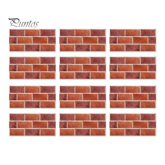 Self Adhesive Kitchen Backsplash Self-Adhesive PVC Tile Wall Stickers, Waterproof Mosaic Pattern Decals for Bathroom Easy To Clean Covers Home Decor,