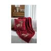 Plaid douillet 130 x 150 cm Chien rouge