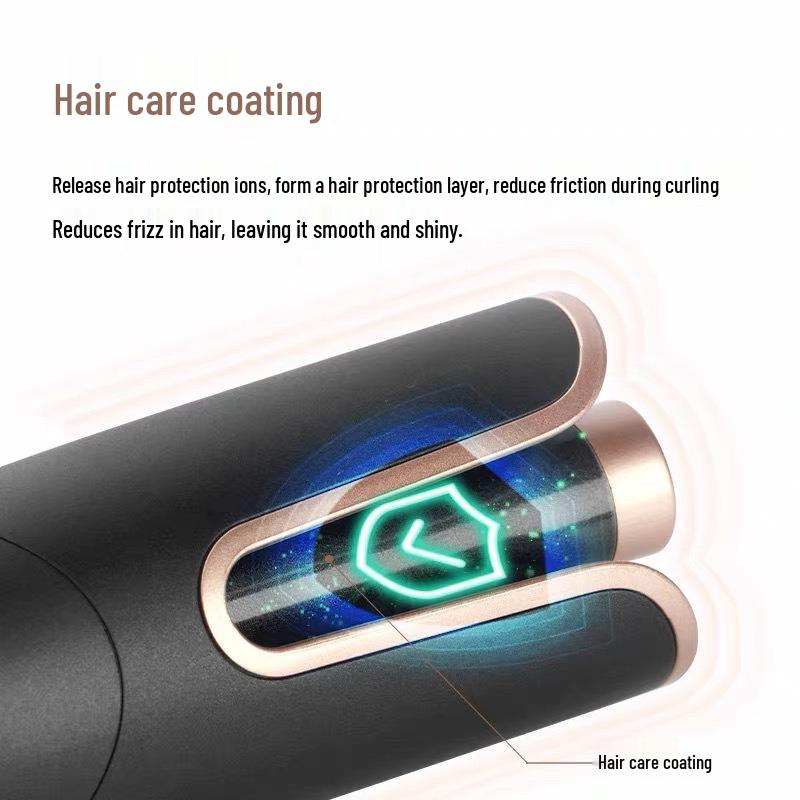 Automatic Curling Iron for Large Curls & Waves, Negative Ion, Long-Lasting Hold, Perfect for Dorm Use