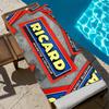 Asciugamano da Spiaggia di Lusso con Logo R-RicardSES Asciugatura Rapida Morbido Asciugamani da Piscina Regalo per Viaggio Palestra Doccia Campeggio sport