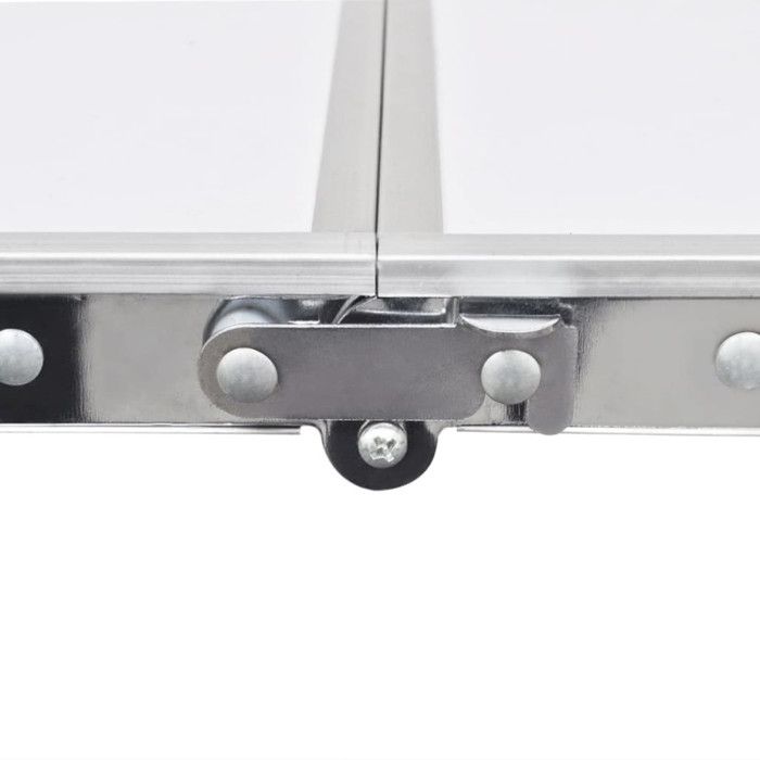 VidaXL Ensemble de Table Pliable de Camping et 4 Tabourets, Meuble à Manger, Mobilier de Jardin Cuisine Patio Pique-nique 41328