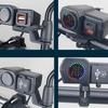 Fast Charging USB Adapter For Motorcycles Featuring Color Screen Temperature Meter Intelligent Overcurrent Protections