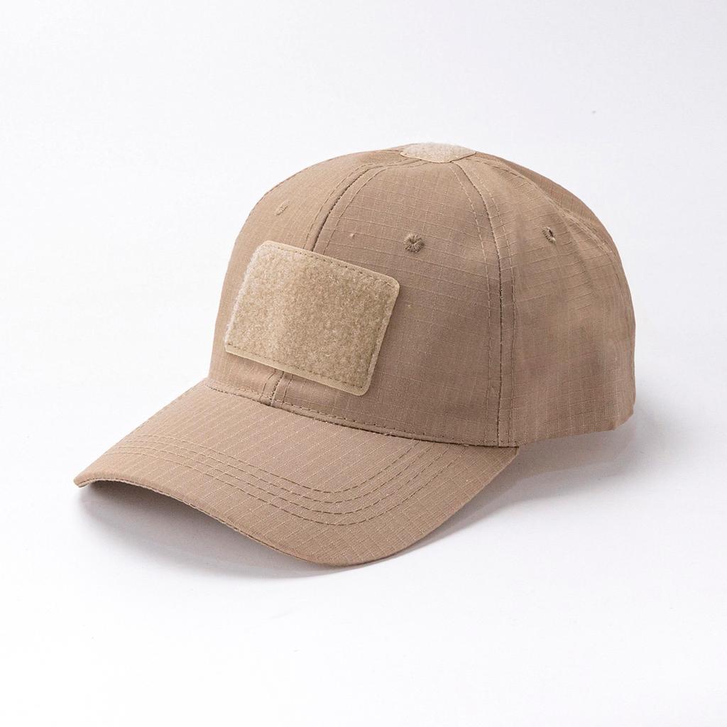 Jarní maskáčová baseballová čepice - Taktická vojenská snapback s Velcro panelem Unisex Prodyšná sluneční čepice Venkovní UV ochrana