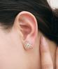 Lovember [Silver 925] Bubble Flower Studs