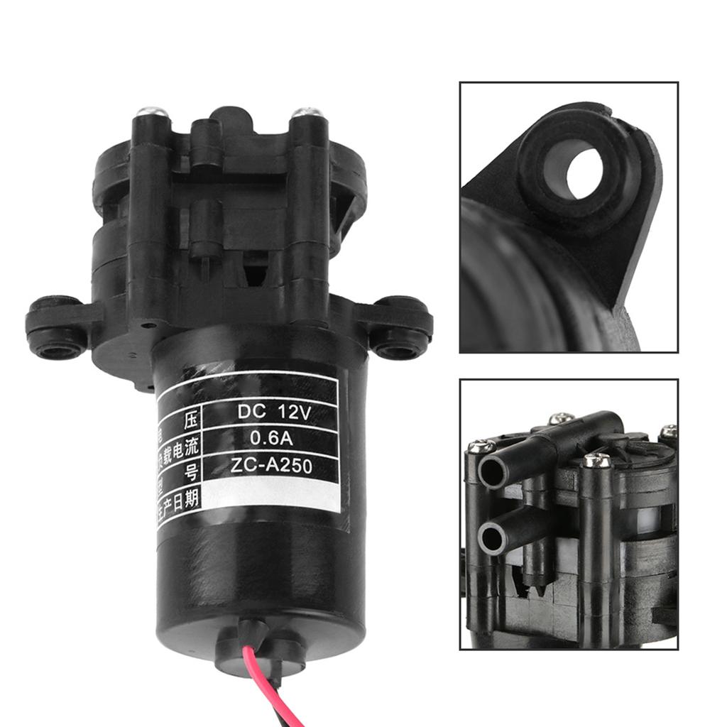 12V ZC A250 Mini Self priming CorrosiOn Resistant DC Gear Water Pump
