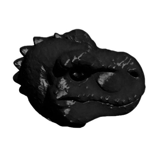 Dinosaur Head Squirrel Feeder, Funny T-Rex Squirrel Feeder, Outdoor Hanging Squirrel Nut Feeder for Chipmunks, Backyard Garden Decor