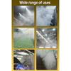 3/16" Low Pressure Brass Fog Misting Nozzles Connectors Cooling Humidifying Garden Water Irrigation