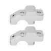 2pcs HandleBar Riser Mount Clamp CNC Aluminum Alloy Replacement for YAMAHA Tracer 900 GT 2015‑2019Silver