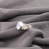 925 Stamped Silver Milky Opal Gemstone Jewelry Handmade Ring Gift For Girlfriend RR-59-20
