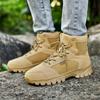 Fashion Outdoor Boots Couples Training Work Boots High-top Hiking Sports Shoes Field Practice Shoes Battlefield Combat Boots