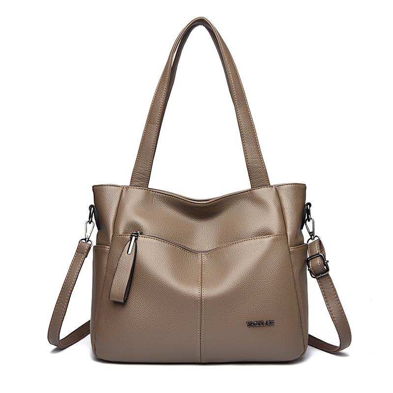Large-capacity Women's Bag, Single-shoulder Bag, Elegant Tote Bag, Fashionable Middle-aged Mother's Bag, Practical Large Bag
