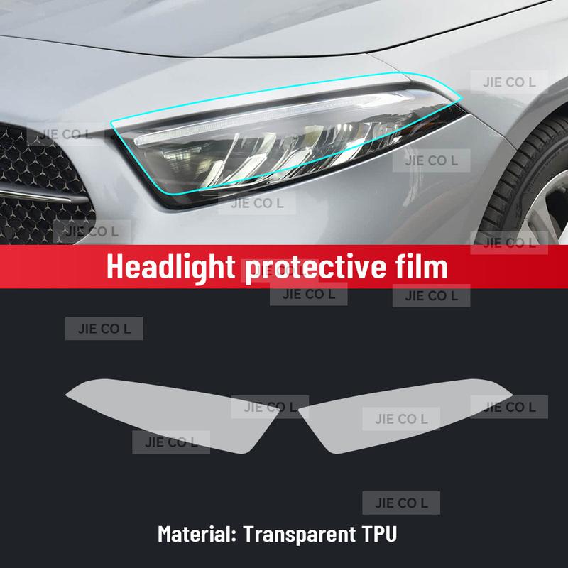 Anti-scratch Car Interior Center Console Media Dashboard Navigation TPU Protector Film For Mercedes benz AMG A35 A45 -