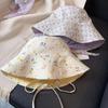 Double Sided Women Fisherman Hat Floral Print Summer Sun Hats Panama Bucket Hats  Outdoor Travel