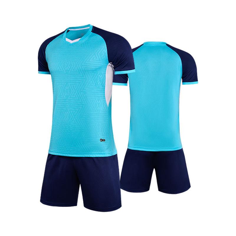 Short-sleeved Football Jersey Set DIY Adult Primary School Children with The Same Football Training Jersey Team Jersey Competition Jersey