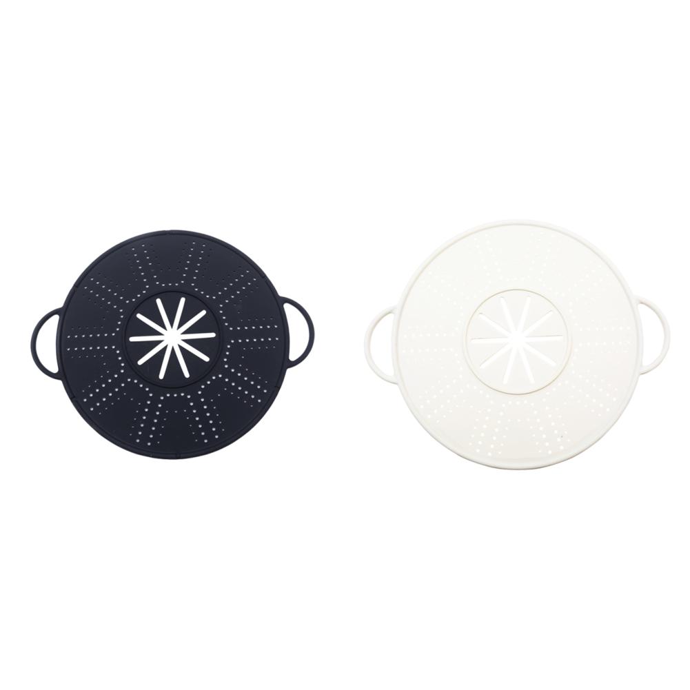 11in Silicone Foldable Splash Guard Dishwasher Safe Non-Stick Oil Splatter Guard Multi-Use Splatter Screen for Everyday Cooking