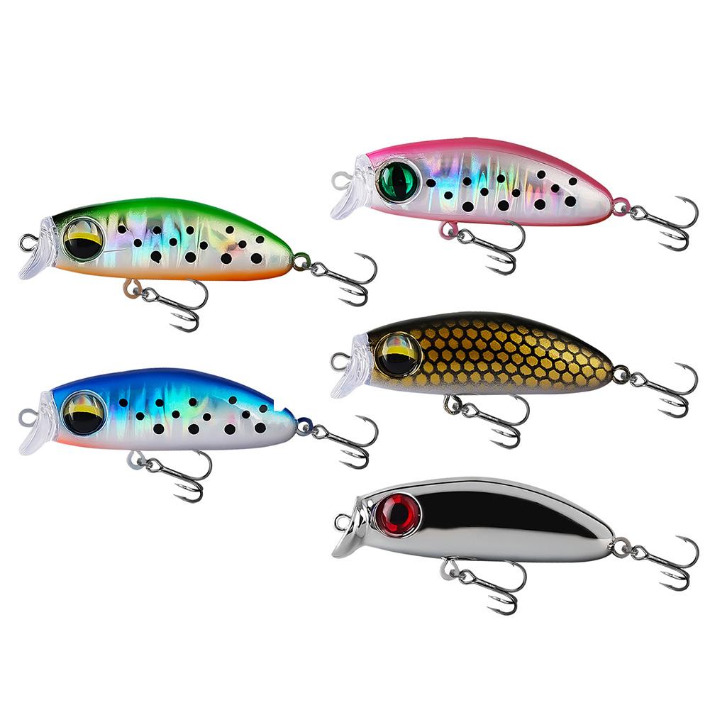 

5pcs Minnow Fishing Lures Artificial Hard Bait Wobbler Fishing Bait for Trout Bass Carp Fishing Accessories