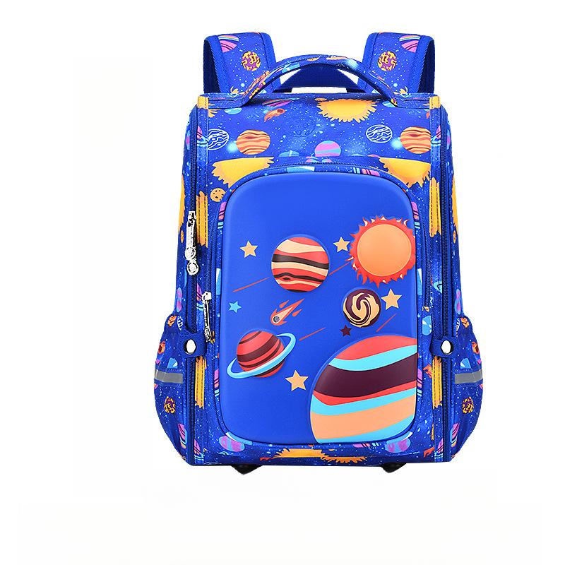 NewCartoon School Bag for Primary School Students, Boys' Integrated Large Capacity Children's Bag
