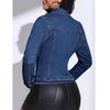 Plus Size Women's Trendy Denim Jacket for Spring, Summer, and Autumn
