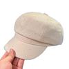 Retro Versatile Duck Tongue Beret Painter Heavy Industry Rhinestone New Octagonal Hat Children Show Elegant Temperament