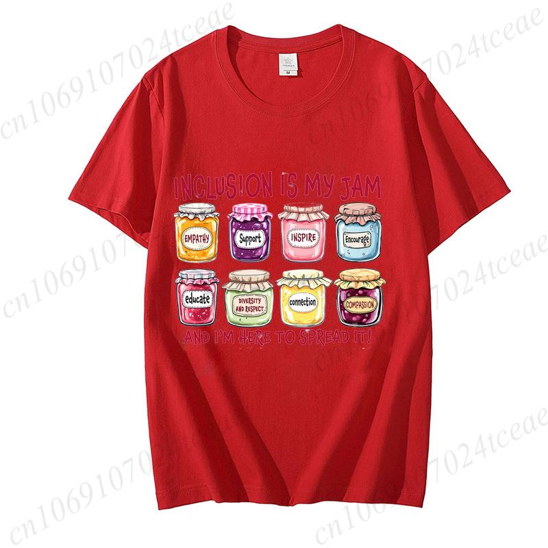 Inclusion Is My Jam Shirt, Neurodiversity Tee, SPED Teacher Gift, Autism Awareness T-shirts, Inclusion Advocate Shirt,unisex Top