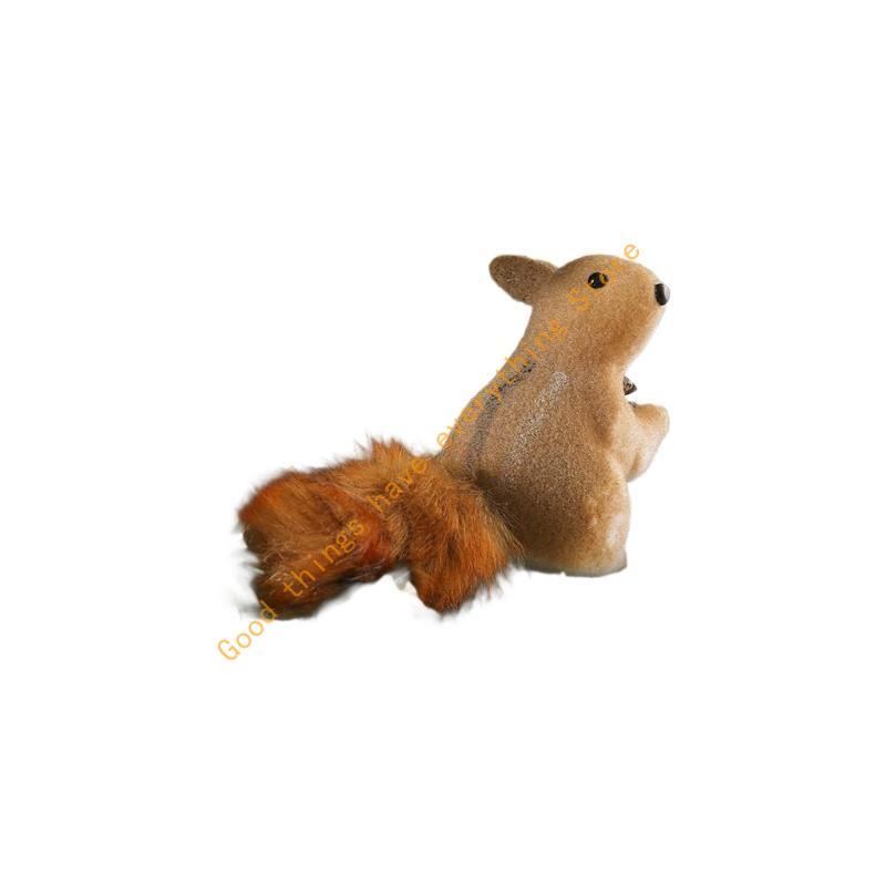 Christmas Tree Squirrel Hanging Ornament Artificial Squirrel Decoration For Christmas Tree Door Mantel Window Display 55KF