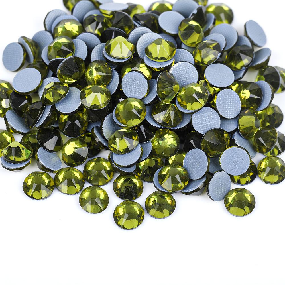 2088 16Cut Austrian Rhinestones Diamond Nail Art 3D DIY Mobile Phone Case ABS Hot-Fix Rubber Bottom Flats Glass Jewelry Shoes