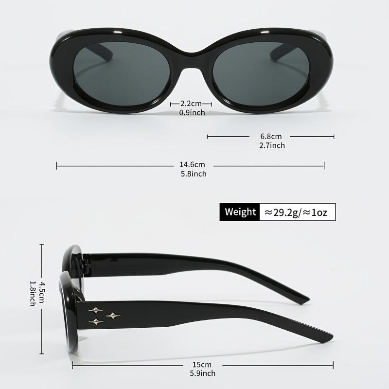 Retro Oval Cat Eye Fashion Glasses for Women Versatile Fashion Accessory for Travel Parties & Casual Attire Party Eyewear