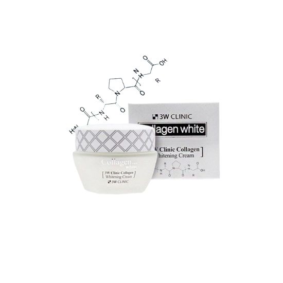 3W Clinic Collagen Whitening Cream Brightening Firming Moisturizing 60ml