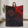 Dragon Age The Veilguard Lucanis Dellamorte Decken Fleece Lustige Warme Überwurfdecken für Zuhause Alle Jahreszeiten Outdoor