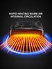 12V/24V Car Windshield Defogger Defroster Heating Cooling Fan Electric Heater Fan 360 Degree Rotating Anti-Fog Automobile Heater