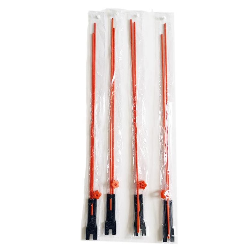 Bicycles Flags Rod for Cycling Waterproof Height Adjustable Bike Flags with Rod