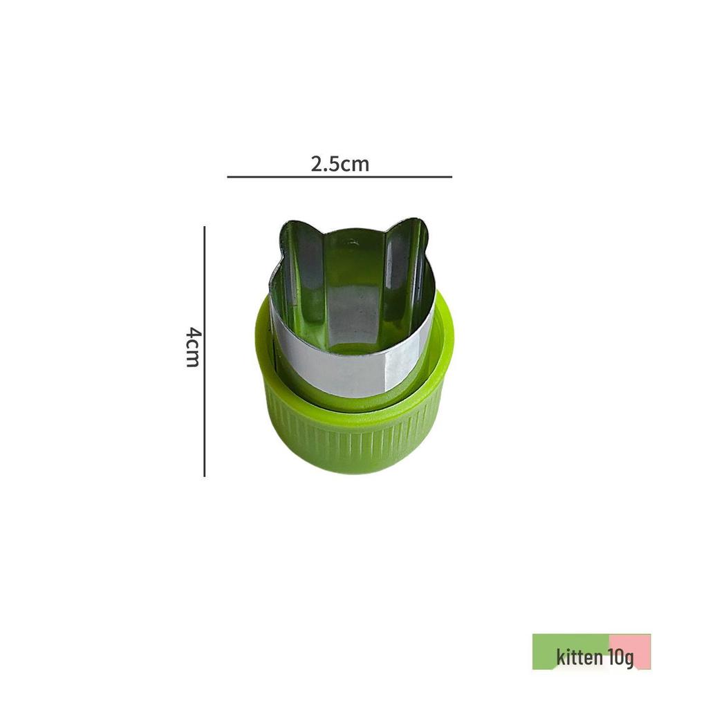 Stainless Steel Farfalle, Vegetable, Fruit, and Sausage Cutter & Cookie Wonton Stamp for Baby Food