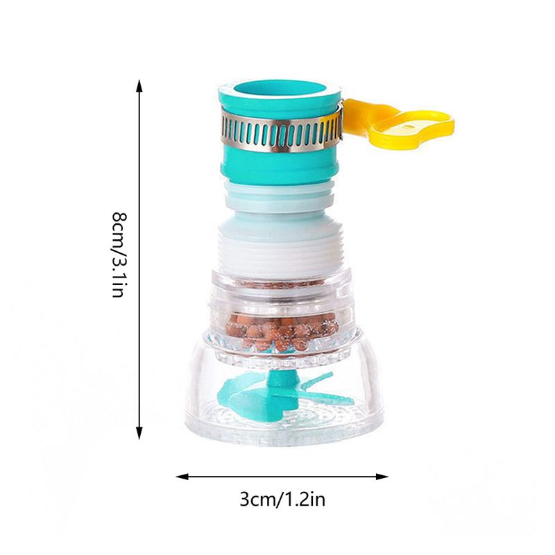 360° Rotating Faucet Booster Shower Kitchen Sink Faucet Extender Water Filter