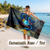 Personalized Beach Towel,Poppy Playtime Custom Printed Name Text, Super Absorbent Towel For Beach Vacation