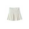 Trendy Women's Girls High Waist Pleated Tennis Skirt With Safety Pants For Daily Wear